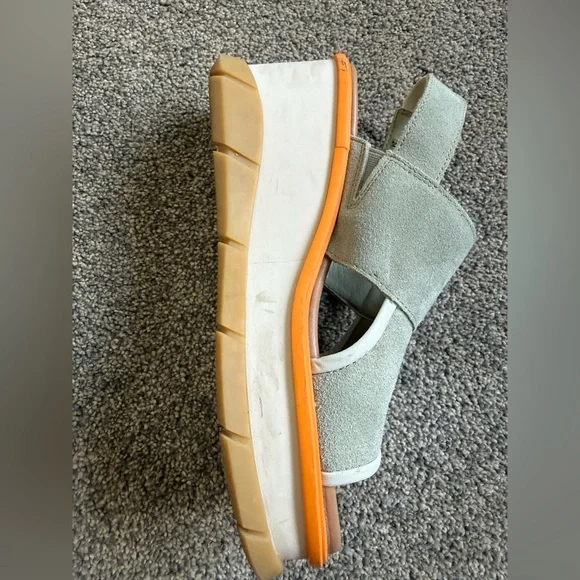 Sorel Women's Joanie III Slingback Wedge Sandals in Safari/Gum Size 7 —used - Picture 13 of 15